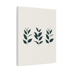 Olive Branch Triptych Wall Art – Minimalist Botanical Line Drawing on Ivory Linen Canvas | Modern Calm Decor by Lauland Living