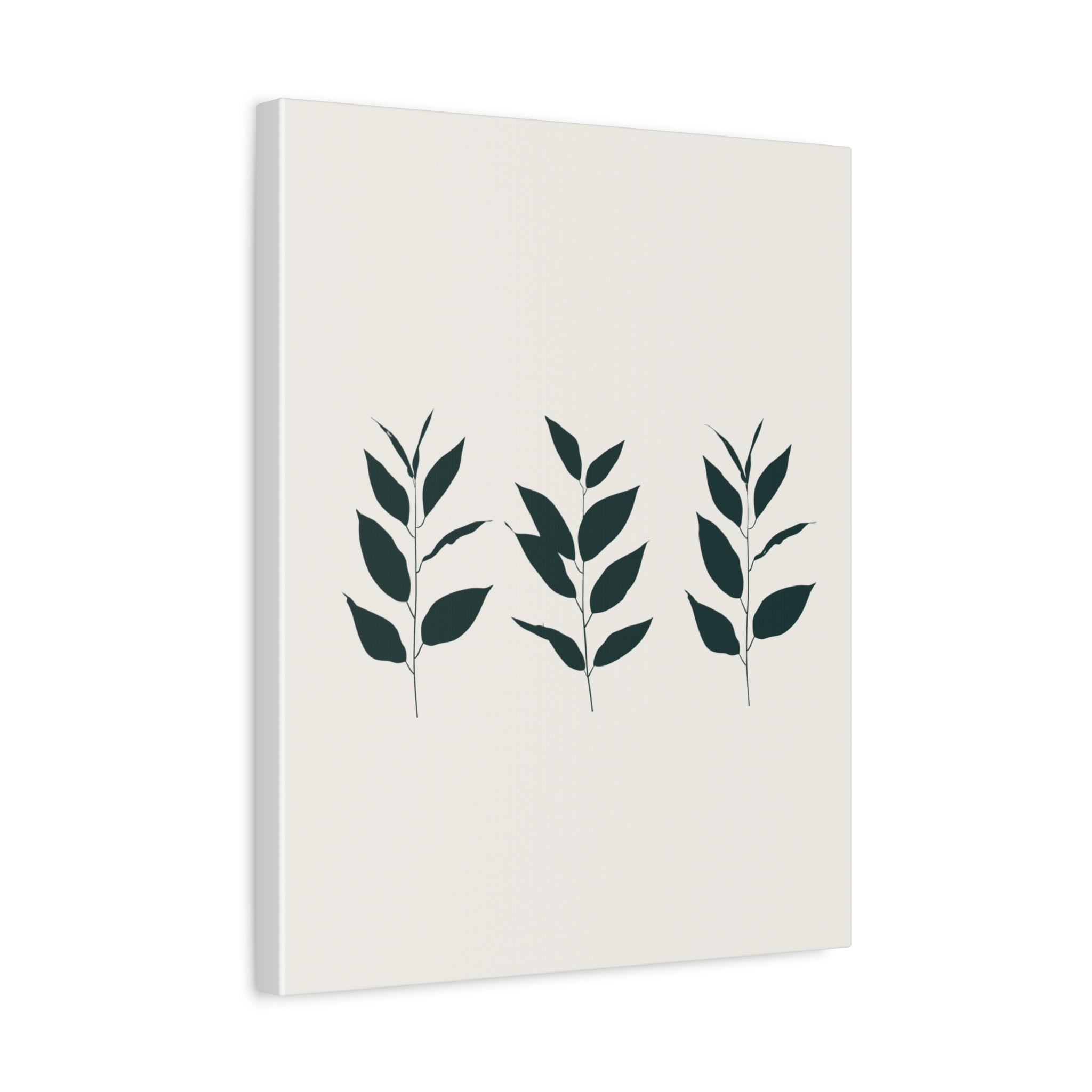 Olive Branch Triptych Wall Art – Minimalist Botanical Line Drawing on Ivory Linen Canvas | Modern Calm Decor by Lauland Living