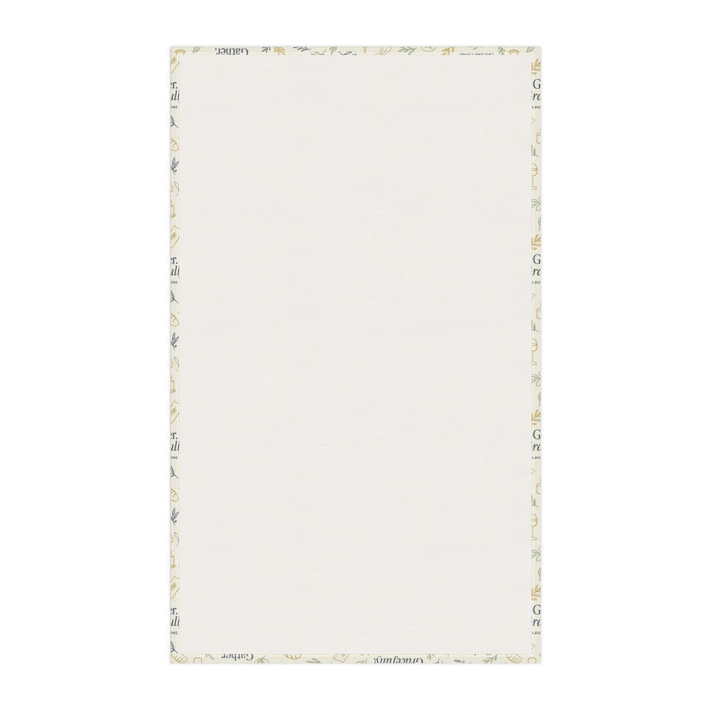 Gather Gracefully Floral Kitchen Tea Towel