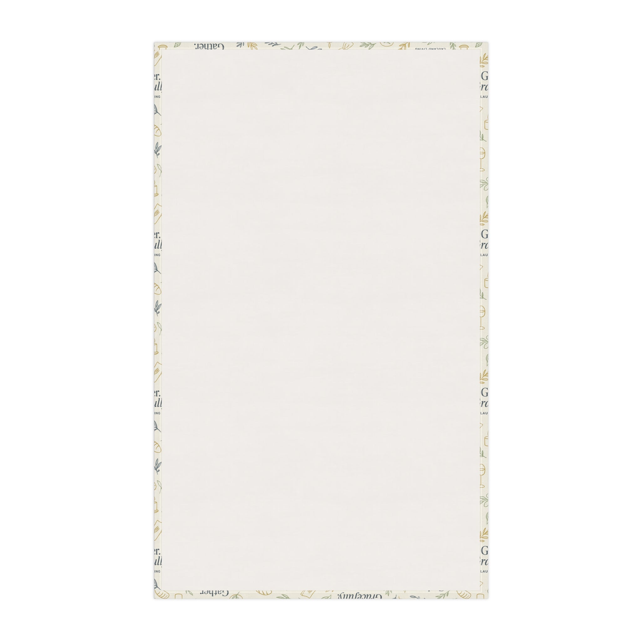 Gather Gracefully Floral Kitchen Tea Towel